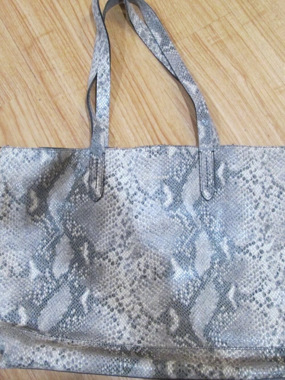 Cole Haan Vintage leather reptile bag can fit laptop,cool daily purse